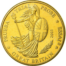 Great Britain, 20 Euro Cent, 2003, EF(40-45), Brass