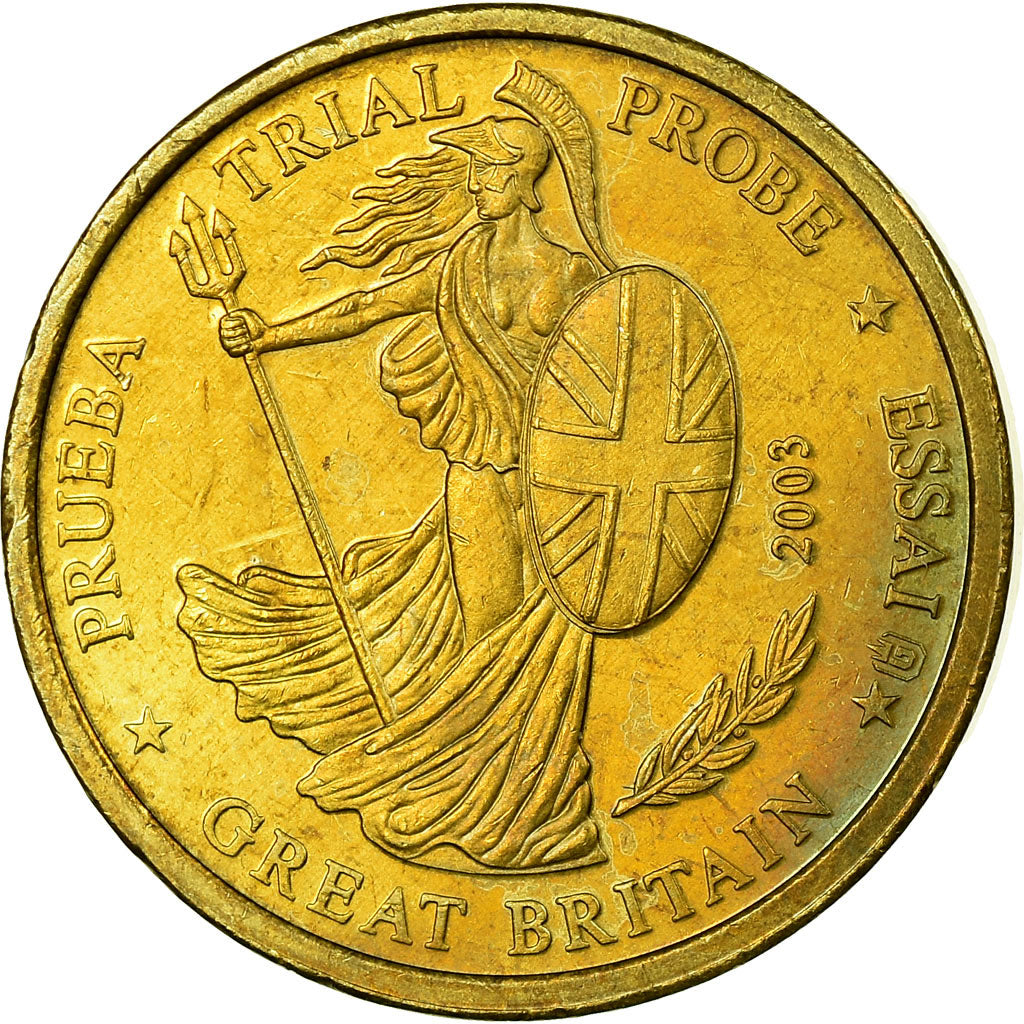 Gran Bretagna, 10 Euro Cent, 2003, BB, Ottone