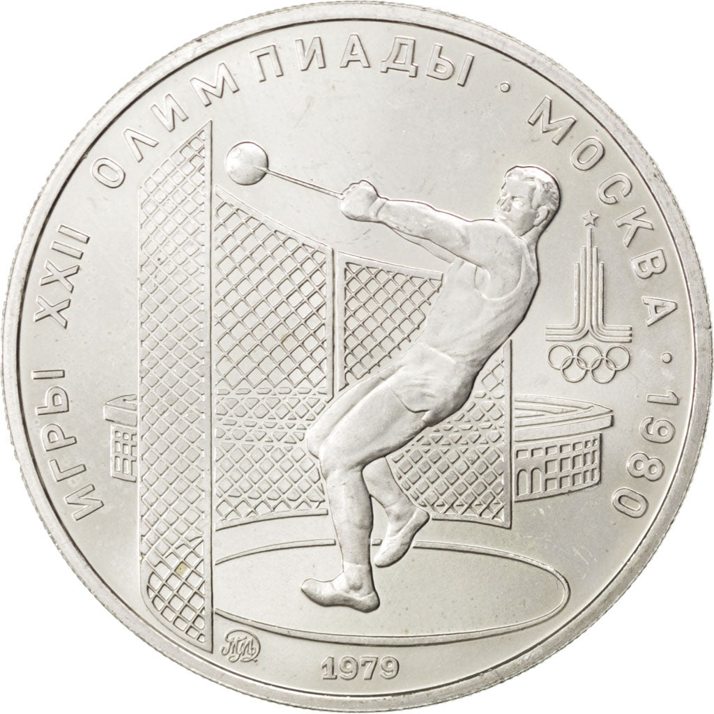 RUSSIA, 5 Roubles, 1979, KM #167, MS(63), Silver, 16.54