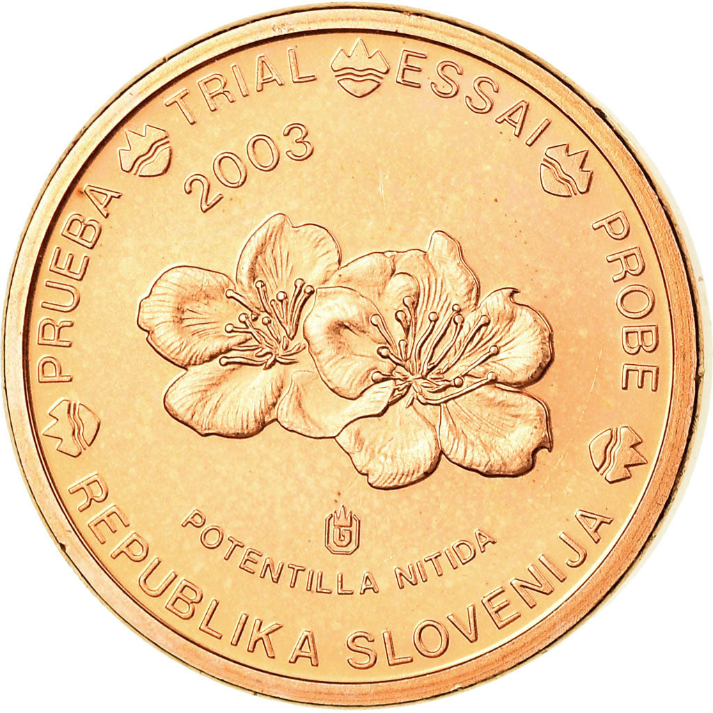 Slowenien, Euro Cent, 2003, SS, Copper Plated Steel