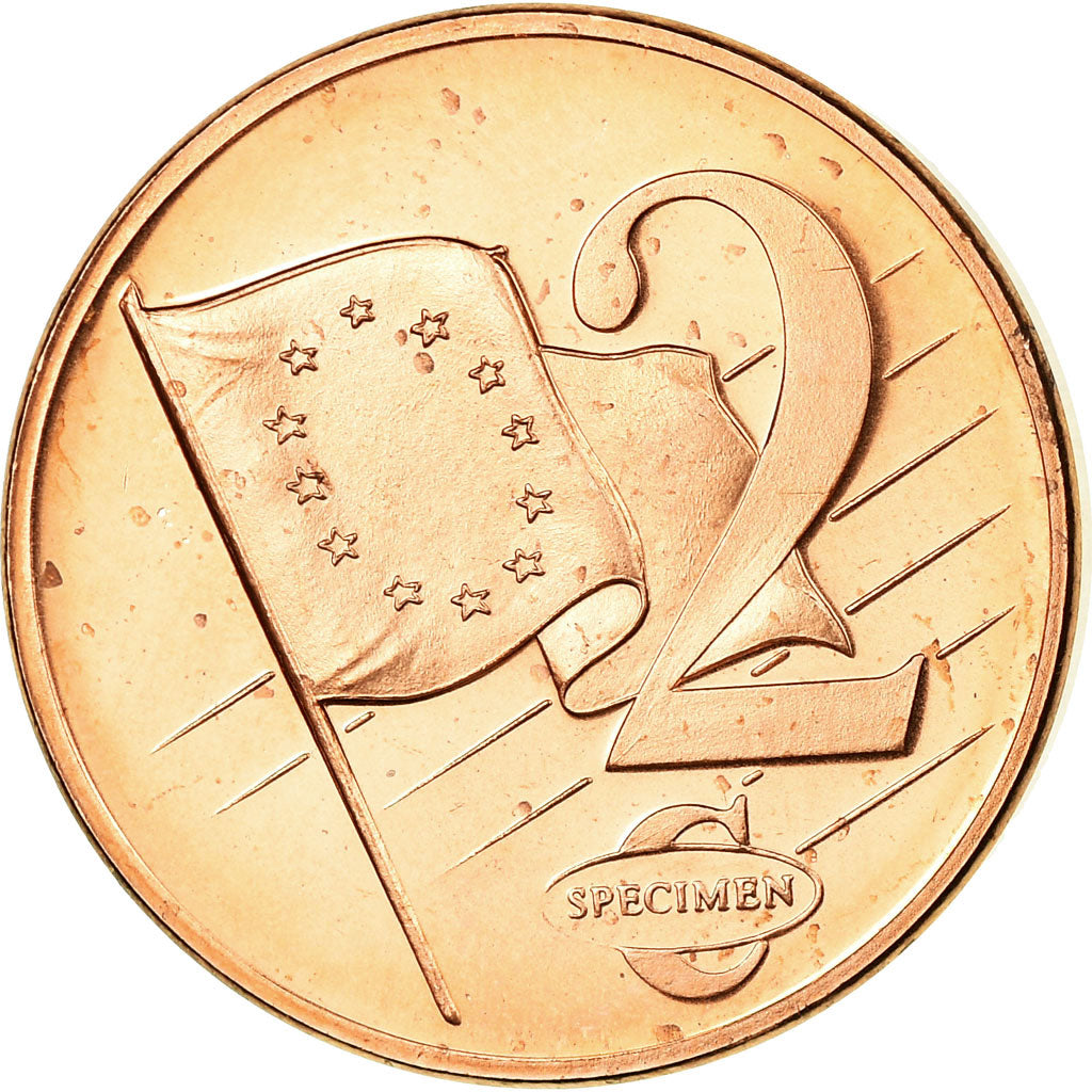 Czech Republic, 2 Euro Cent, 2003, VF(30-35), Copper Plated Steel