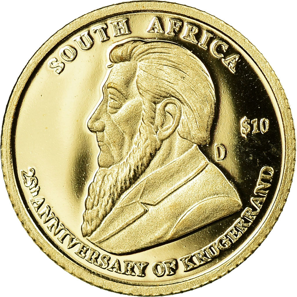 Coin, Liberia, 10 Dollars, 2005, Paul Kruger, MS(65-70), Gold, KM:864