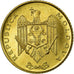 Coin, Moldova, 50 Bani, 2005, MS(63), Brass Clad Steel, KM:10