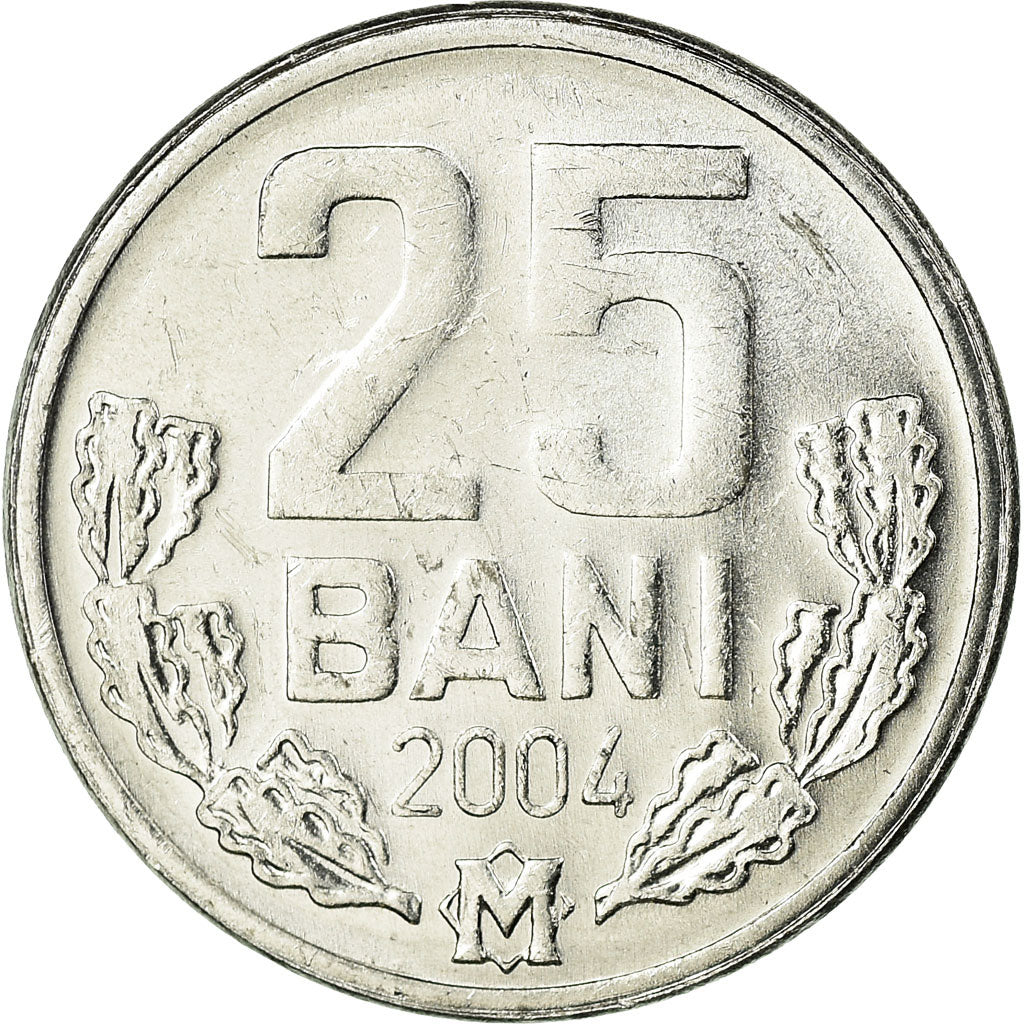 Monnaie, Moldova, 25 Bani, 2004, SPL, Aluminium, KM:3