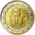 Moneta, Egipt, Pound, 2005, Cairo, MS(63), Bimetaliczny, KM:940
