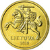 Moneta, Litwa, 10 Centu, 2010, MS(63), Mosiądz niklowy, KM:106