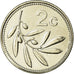 Coin, Malta, 2 Cents, 2006, British Royal Mint, MS(63), Copper-nickel, KM:94