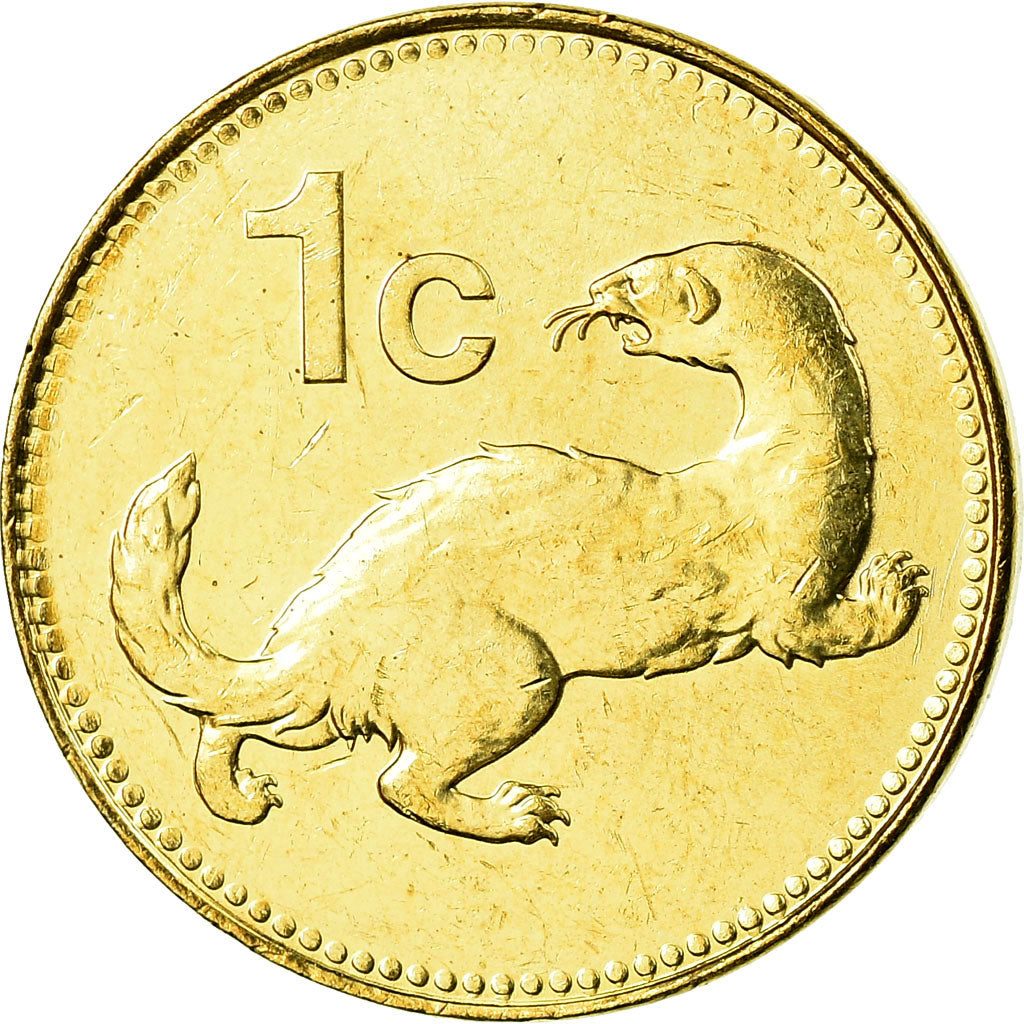 Coin, Malta, Cent, 2005, British Royal Mint, MS(63), Nickel-brass, KM:93