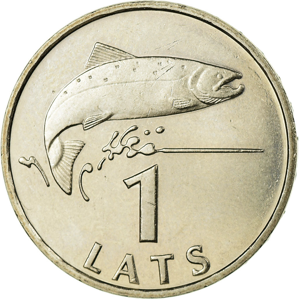 Coin, Latvia, Lats, 1992, MS(63), Copper-nickel, KM:12
