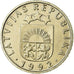 Coin, Latvia, 50 Santimu, 1992, MS(63), Copper-nickel, KM:13