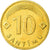 Monnaie, Latvia, 10 Santimu, 1992, SPL, Nickel-brass, KM:17