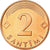 Monnaie, Latvia, 2 Santimi, 1992, SPL, Copper Clad Steel, KM:21