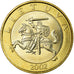 Coin, Lithuania, 2 Litai, 2002, MS(63), Bi-Metallic, KM:112