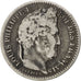 FRANCE, 25 Centimes, 1846, Paris, KM #755.1, VF(30-35), Silver, Gadoury #357,...