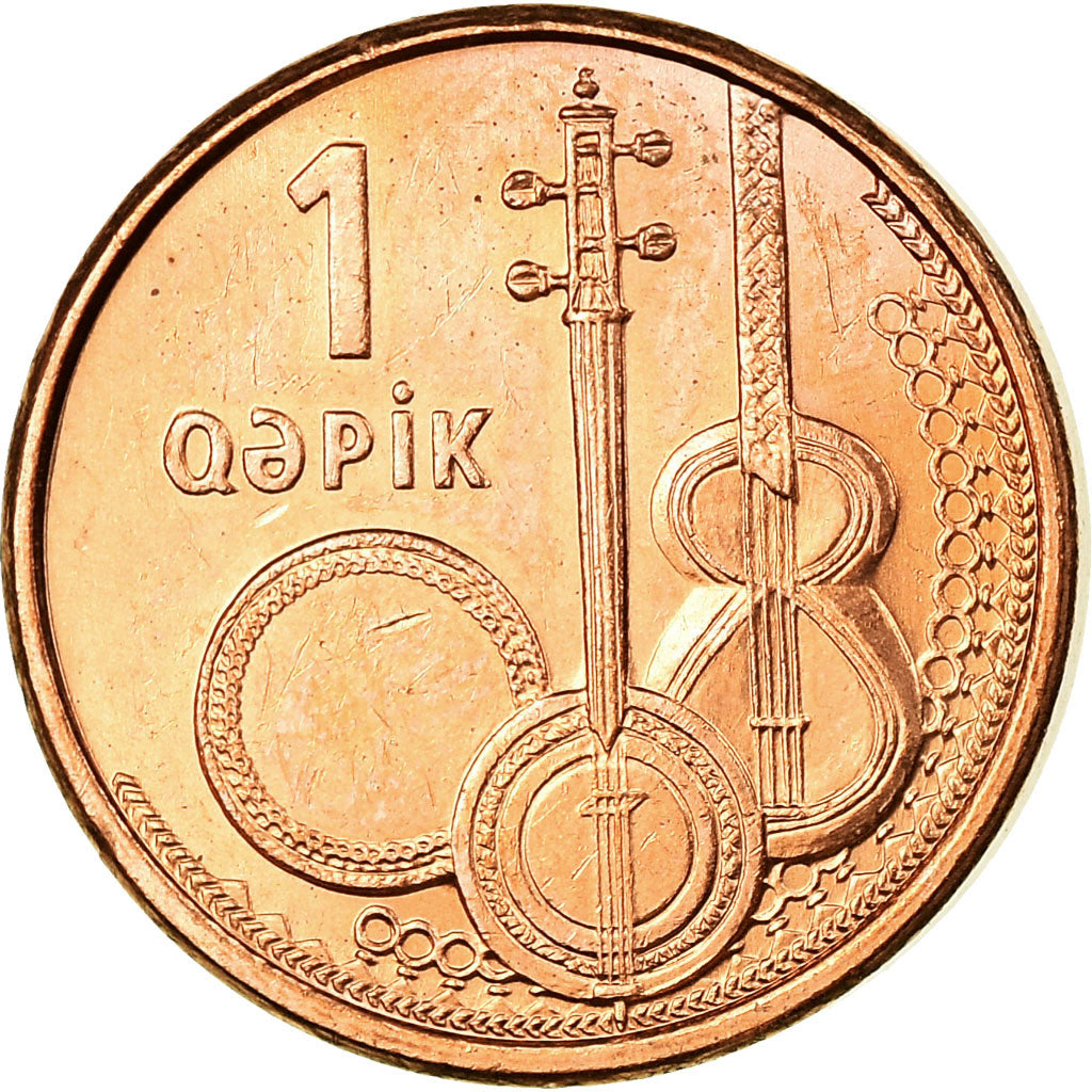 Coin, Azerbaijan, Qapik, Undated (2006), MS(63), Copper Plated Steel, KM:39