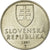 Moneta, Słowacja, 2 Koruna, 2001, AU(55-58), Nickel platerowany stalą, KM:13
