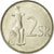 Moneta, Słowacja, 2 Koruna, 2001, AU(55-58), Nickel platerowany stalą, KM:13