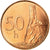 Munten, Slowakije, 50 Halierov, 2004, UNC-, Copper Plated Steel, KM:35