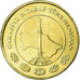 Coin, Turkmanistan, 10 Tenge, 2009, MS(63), Brass, KM:98