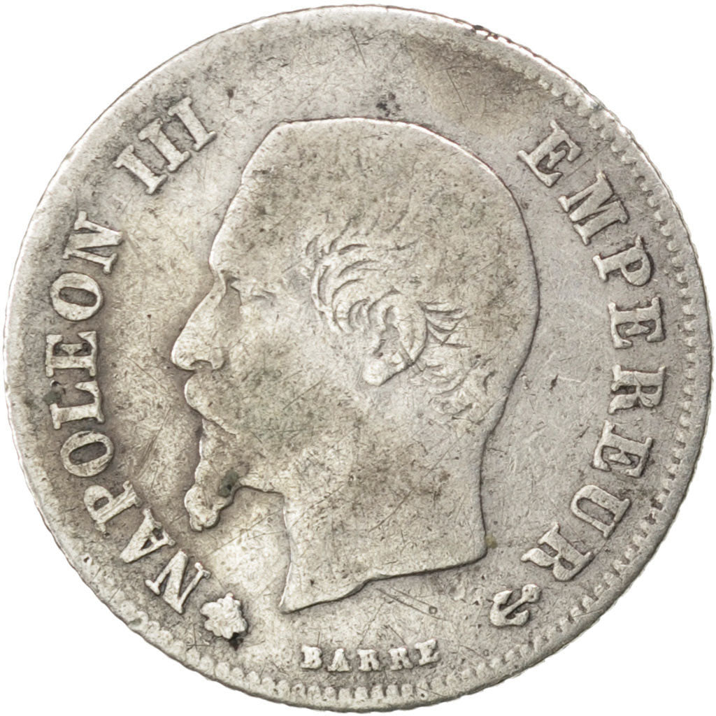 Second Empire, 20 Centimes, Napoléon III, KM 778.2