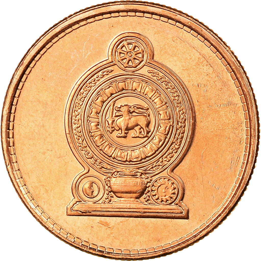 Coin, Sri Lanka, 50 Cents, 2006, MS(63), Copper Plated Steel, KM:135.2b