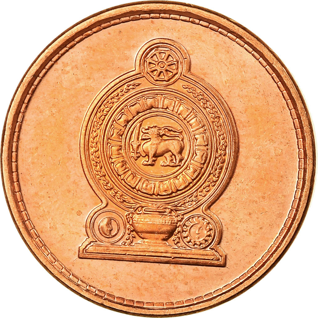 Coin, Sri Lanka, 25 Cents, 2005, MS(63), Copper Plated Steel, KM:141.2b