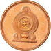 Coin, Sri Lanka, 25 Cents, 2005, MS(63), Copper Plated Steel, KM:141.2b