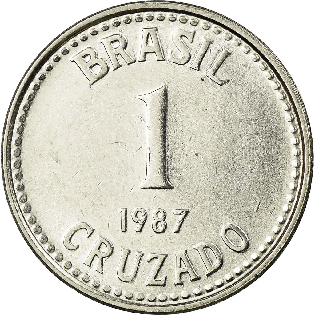 Monnaie, Brésil, Cruzado, 1987, SPL, Stainless Steel, KM:605