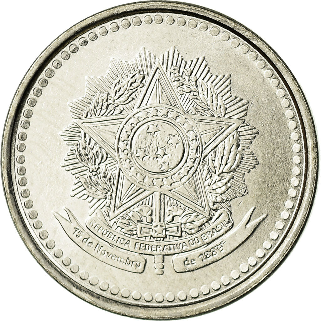 Monnaie, Brésil, 20 Centavos, 1987, SPL, Stainless Steel, KM:603