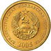 Coin, Transnistria, 25 Kopeek, 2005, MS(63), Bronze Plated Steel, KM:52a
