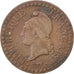 FRANCE, Dupré, Centime, 1797, Paris, KM #646, VF(30-35), Bronze, 18, Gadoury #76