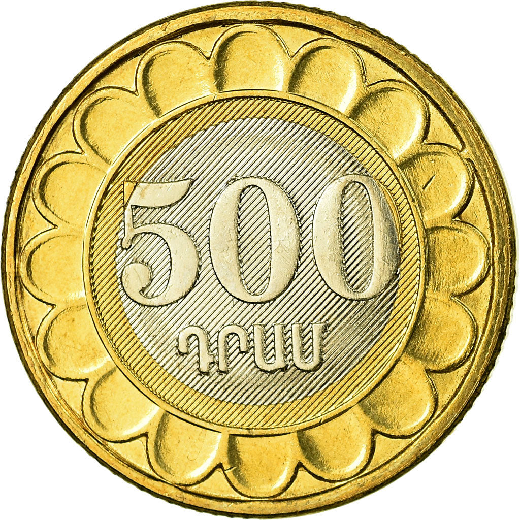 Monnaie, Armenia, 500 Dram, 2003, SPL, Bi-Metallic, KM:97
