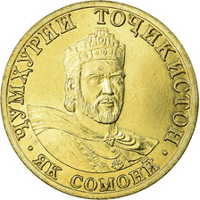 Coin, Tajikistan, Somoni, 2001, St. Petersburg, MS(63), Copper-Nickel-Zinc, KM:7