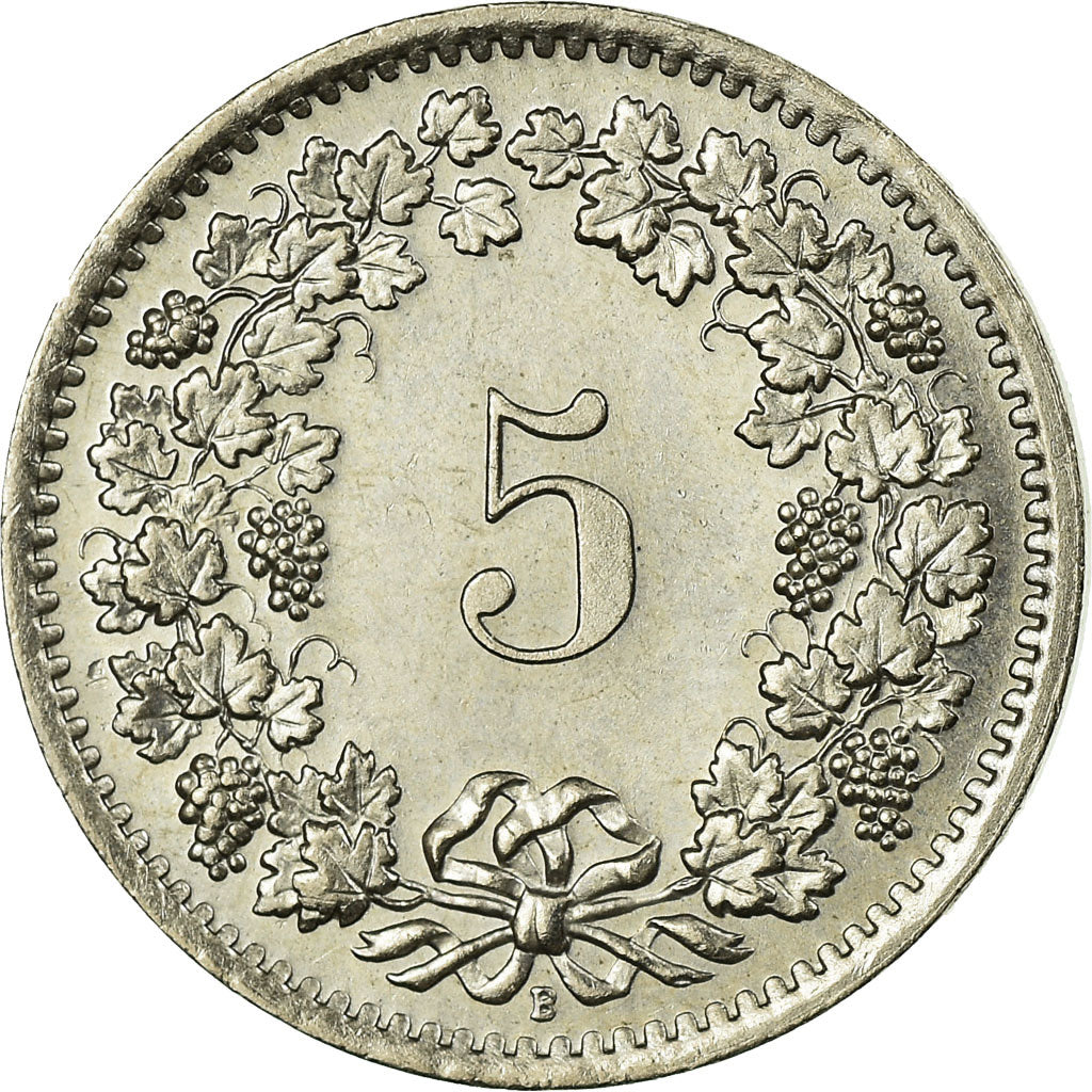 Monnaie, Suisse, 5 Rappen, 1967, Bern, SUP, Copper-nickel, KM:26