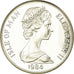 Moneda, Isla de Man, Elizabeth II, Crown, 1984, Pobjoy Mint, Proof, FDC, Plata