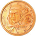 France, 2 Euro Cent, 2002, MS(65-70), Copper Plated Steel, KM:1283