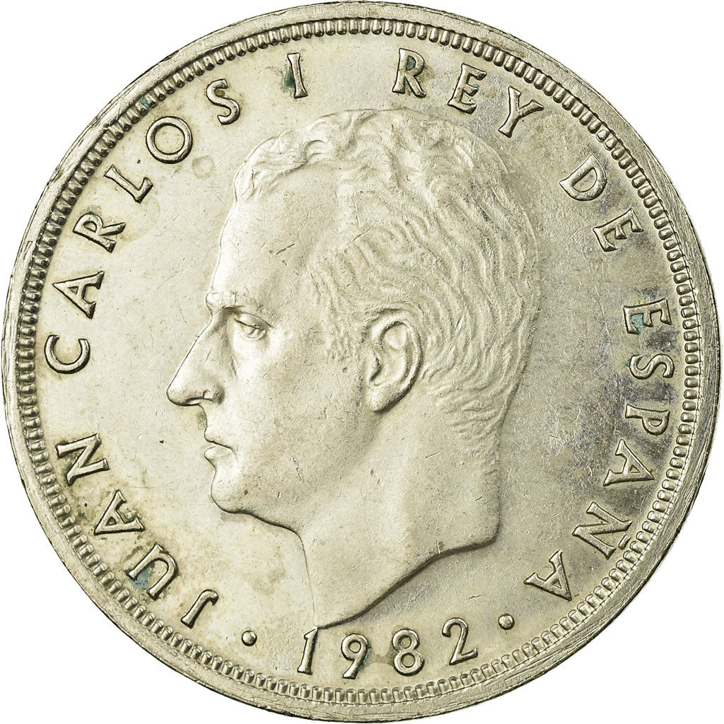 Munten, Spanje, Juan Carlos I, 50 Pesetas, 1982, PR, Copper-nickel, KM:825