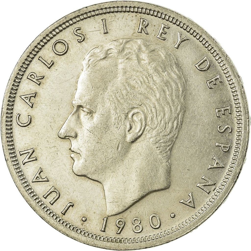 Coin, Spain, Juan Carlos I, 50 Pesetas, 1982, AU(55-58), Copper-nickel, KM:819