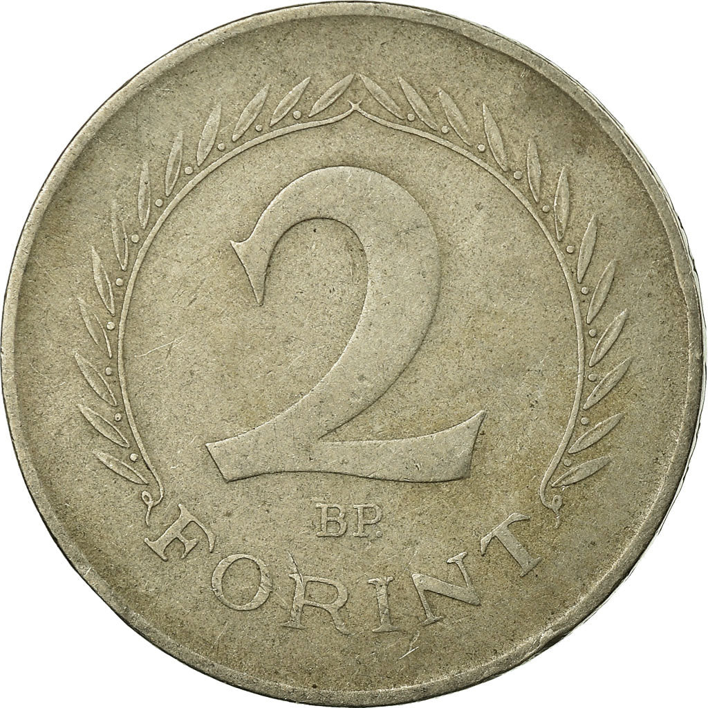 Coin, Hungary, 2 Forint, 1957, Budapest, VF(30-35), Copper-nickel, KM:556
