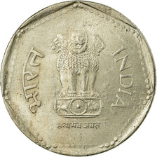 Coin, INDIA-REPUBLIC, Rupee, 1990, EF(40-45), Copper-nickel, KM:79.5