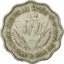 Moneta, REPUBBLICA DELL’INDIA, 10 Paise, 1974, MB+, Alluminio, KM:28