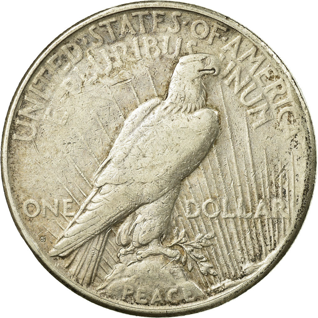 Coin, United States, Peace Dollar, Dollar, 1923, U.S. Mint, San Francisco