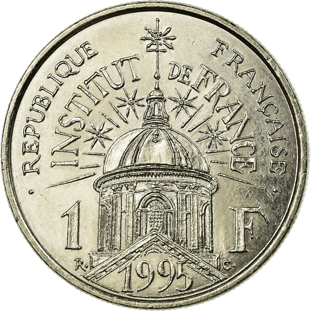 Münze, Frankreich, Institut, Franc, 1995, Paris, SS, Nickel, KM:1133