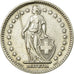 Coin, Switzerland, 2 Francs, 1937, Bern, AU(50-53), Silver, KM:21