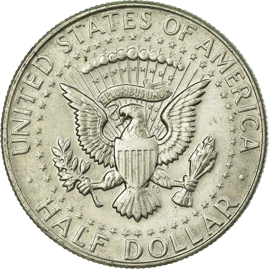 Coin, United States, Kennedy Half Dollar, Half Dollar, 1966, U.S. Mint