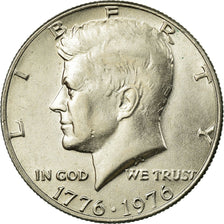 Coin, United States, Kennedy Half Dollar, Half Dollar, 1976, U.S. Mint