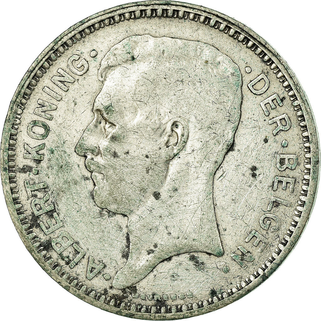 Moeda, Bélgica, 20 Francs, 20 Frank, 1934, VF(30-35), Prata, KM:104.1