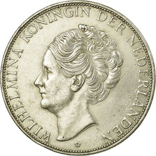 Coin, Netherlands, Wilhelmina I, 2-1/2 Gulden, 1933, AU(55-58), Silver, KM:165