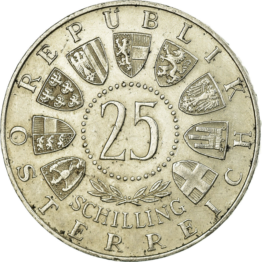 Münze, Österreich, 25 Schilling, 1956, SS, Silber, KM:2881
