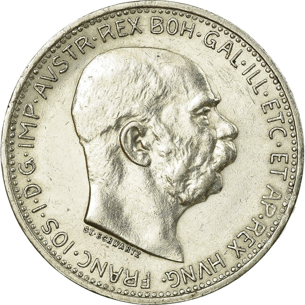 Münze, Österreich, Franz Joseph I, Corona, 1912, SS, Silber, KM:2820